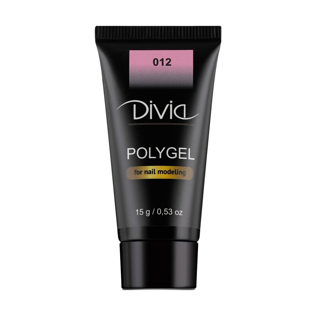 Уцінка! Полігель для нарощування нігтів Divia Polygel 012, 15 г